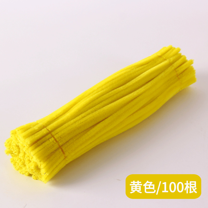 Fábrica al por mayor [marca de la raíz del pelo] Cifrado Twist stick pelo raíz lana raya ramo DIY paquete de material hecho a mano de los niños