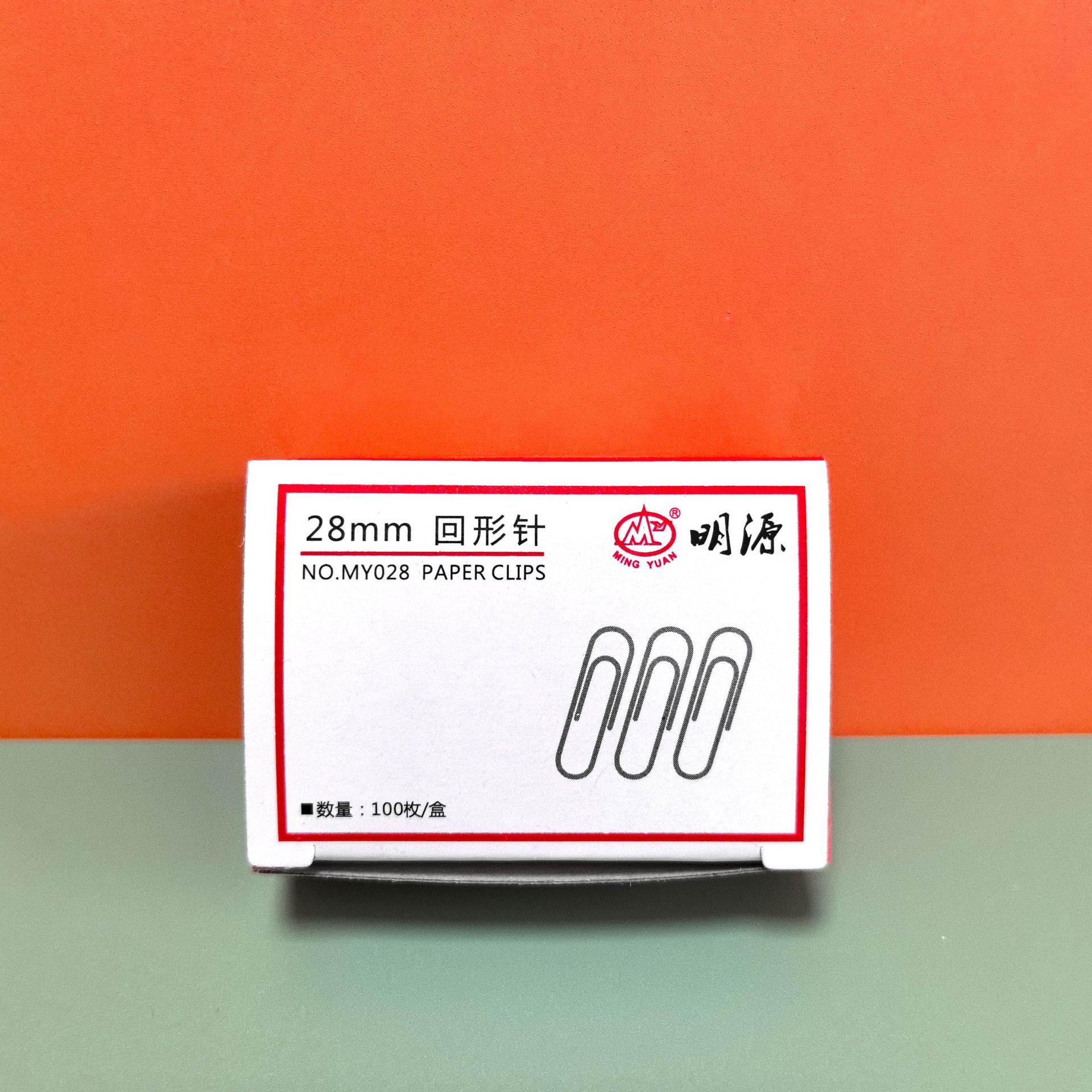 28mm 종이 클립-100개/상자