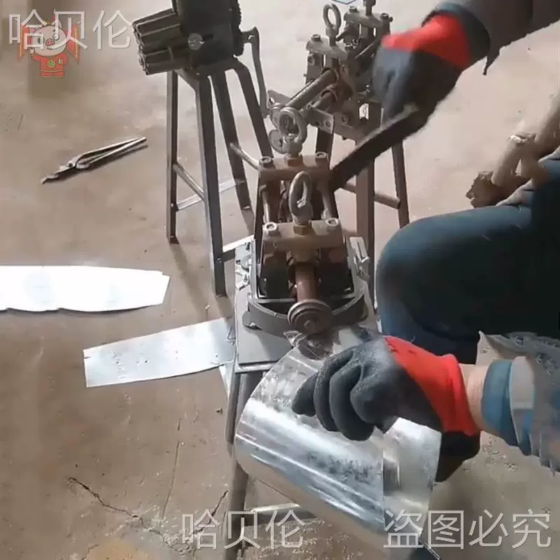 Ручной пресс для кромок, ручной пресс для кромок, ручной круглый пресс, пресс для кромок, оборудование для изоляции труб, машина для подъема кромок алюминиевых листов.