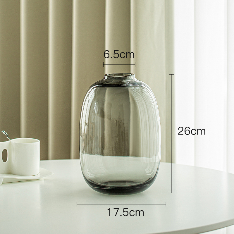 Floral de jardín decoración sala de estar vidrio de madera de estómago alto sentido de agua transparente reloj colgante hidroponía verde grande