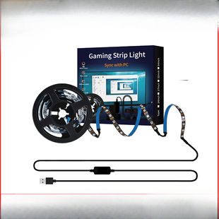 Computer Light Moves with the Shadow, Light with Colorful Rgb Display, Pc Synchronization with Screen Atmosphere Music Light, E-Sports Atmosphere Light