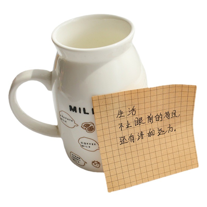 Nota adhesiva transparente nota libro de notas ins pegatina papelería estudiante de color creativo al por mayor cuaderno papel de nota deseo pegatina