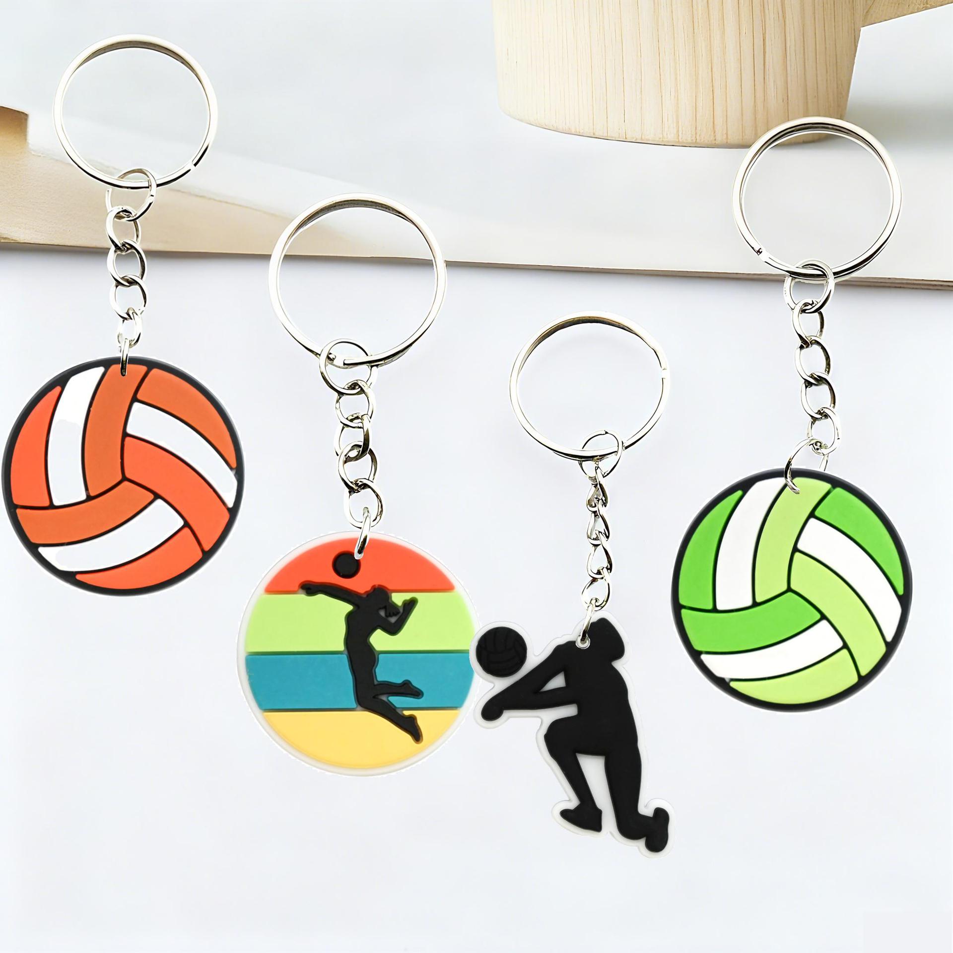 Nuevo deportivo serie de acessorios de pegamento suave de PVC DIY accesorios de llaves de decoración accesorios de caja de teléfono móvil accesorios de cabello al por mayor