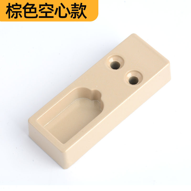 Ropa de armario Polo aleación de aluminio engrosada D-tipo ropa de poste brida asiento gabinete barra transversal varilla única ropa de armario polo