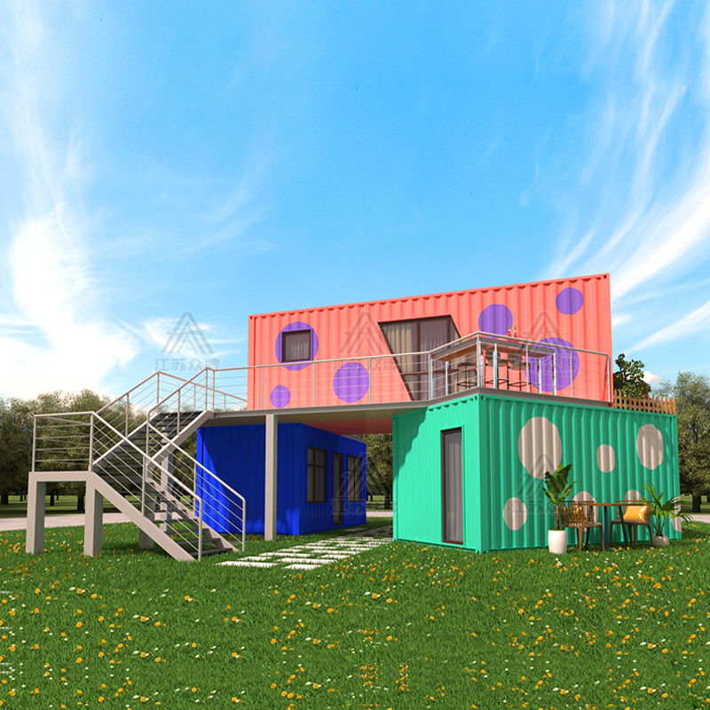 Contenedor Tienda móvil Calle comercial al aire libre Quiosco de venta móvil Área escénica Contenedor B & B Casa móvil