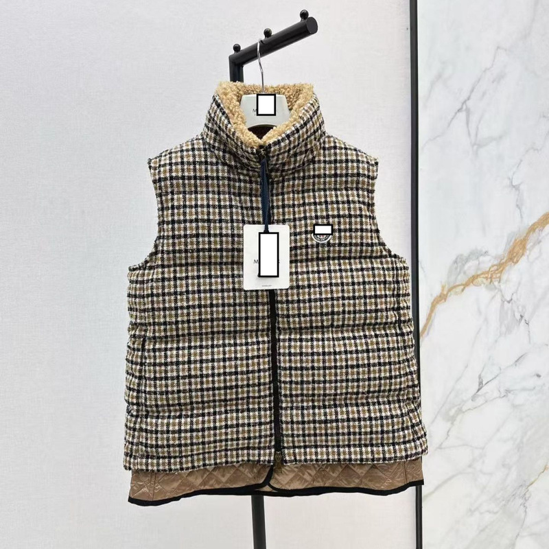 Shenzhen Nanyou 25 Autumn/Winter High-End Women's Fashion Simple and Elegant Bird Pattern Stand Collar down Vest Shenzhen Nanyou 25 Autumn/Winter High-End Women's Fashion Simple and Elegant Bird Pattern Stand Collar down Vest