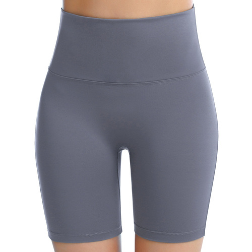 Cross-border quick-drying sports shorts for women, high-waisted butt-lifting nude fitness pants, sweaty basketball training, running yoga pants