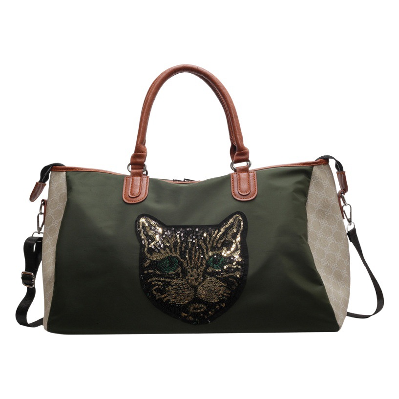 Bolsa de viaje de gran capacidad bolsa de hombro de viaje corto bolsa de mano bolsa de viaje de estilo militar bolsa de ejercicio portátil