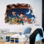 3d立体跨境外贸卡通墙贴纸