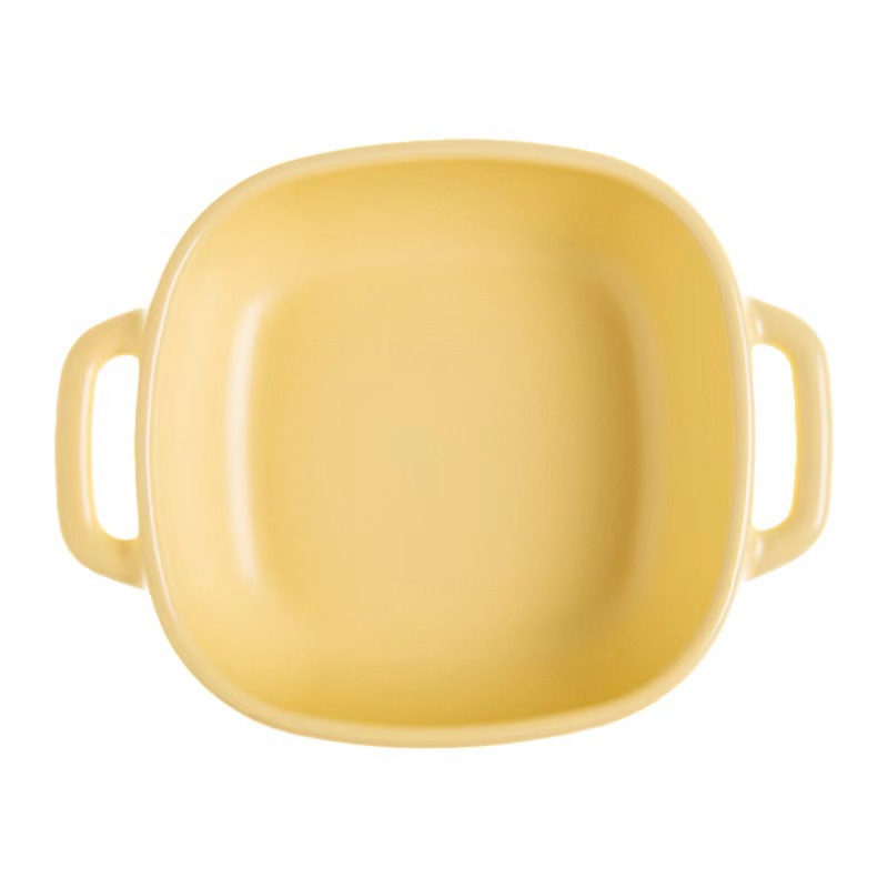 Nórdico hogar aire freidora cuenco especial de cerámica horno de microondas doble oreja cuenco de postre cuenco de ensalada de frutas cuenco de yogur