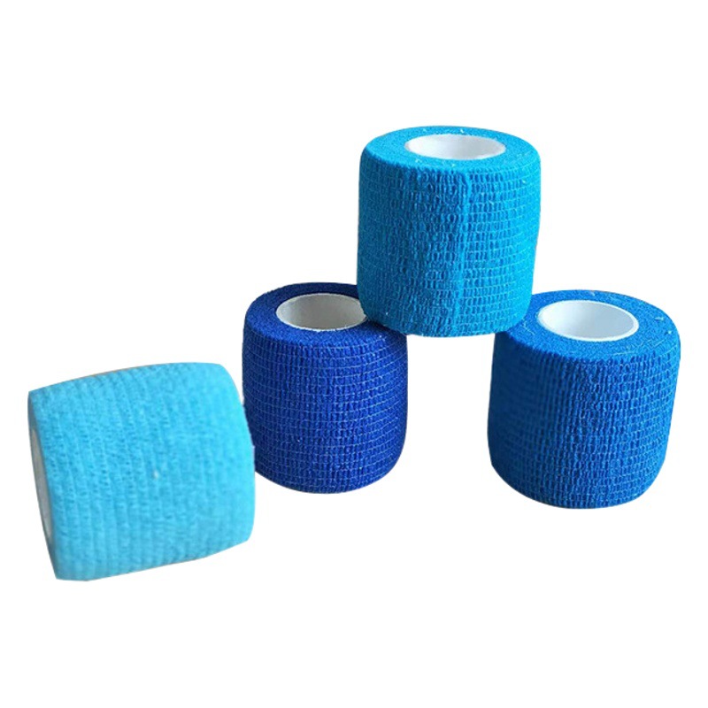 Factory Solid Color Tape Sports Wrist Band Elastic Bandage Pet Going Out to Bandage Ankle Non-woven Self-adhesive Bandage