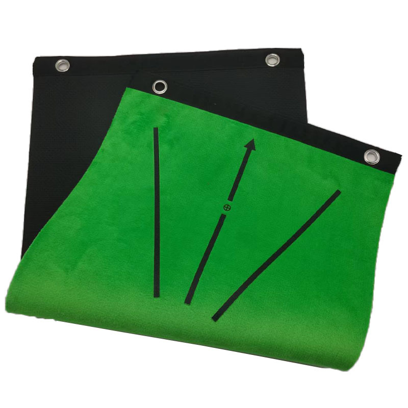 Tapete de práctica de golf, tapete de entrenamiento para interiores y exteriores, tapete de entrenamiento con marcas de chipping, tapete para pelotas de golf, gran venta.