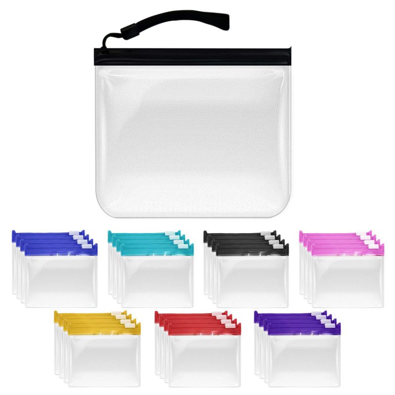 Eva Reusable Pill Capsule Storage Bag Portable Mini Carry-On Pill Packaging Storage Zipper Bag