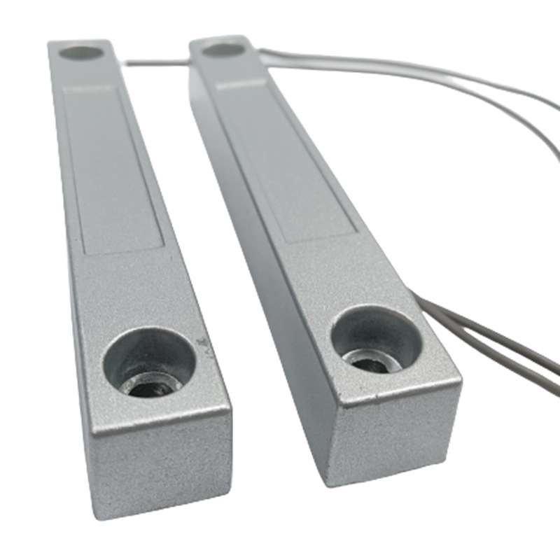 Iron door magnetic alarm sensor home switch cross-border wired anti-theft zinc aluminum alloy high decibel window collision suction