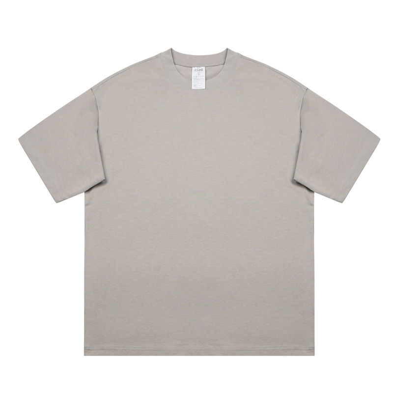 320 グラムヘビーウェイトアメリカンスモールネック Tシャツメンズピュアコットンルーズ半袖ラウンドネックボトリングシャツオフショルダーホワイトインナー|undefined