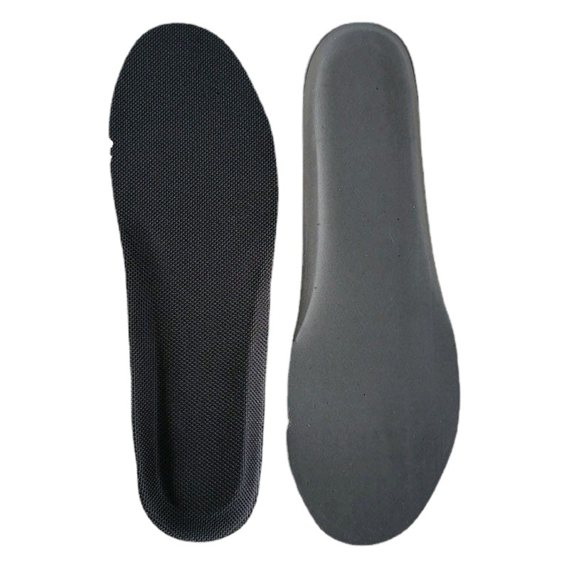 Factory Direct Sales of Disposable Black Eva Insoles for Labor Protection Shoes, U-Shaped Heel Anti-Sprain Foot Protection Safety Insoles for Men and Women