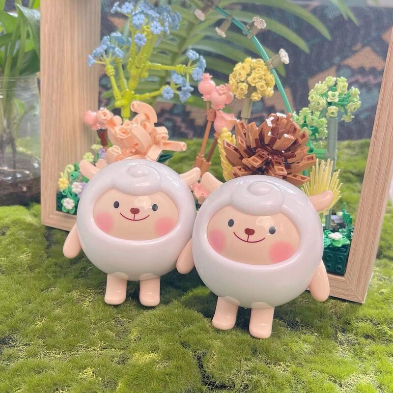 抖音のかわいいドンドン羊の音声玩具、漫画の話す人形、電子人形モデル、ストレス解消電動玩具|undefined