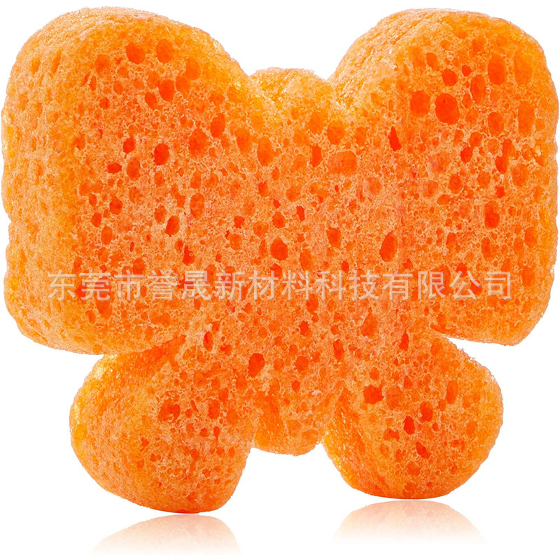 Children's cute geometric matte sponge bath sponge