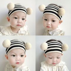Baby fontanel door hat, spring and autumn thin headband, cute newborn male and female baby fontanel door tire hat, empty top hat