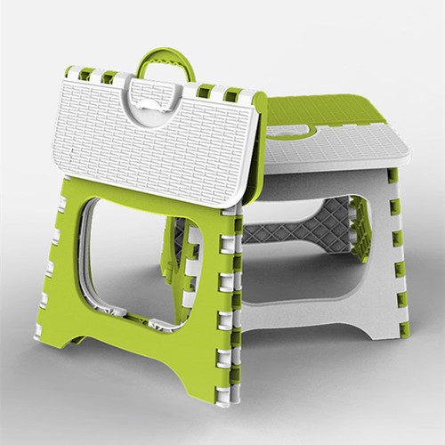 Household folding stool simple adult plastic chair folding small bench outdoor portable fishing stool train Mazar