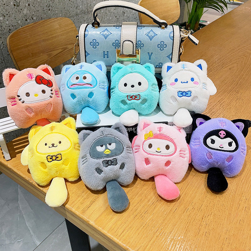 Lollipop Rabbit Plush Pendant Melody Doll Doll Wholesale Kuromi Doll Keychain Plush Toy