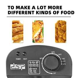 DSP/丹松 油炸锅家用多功能油炸机薯条炸锅2200w大功率高效油炸