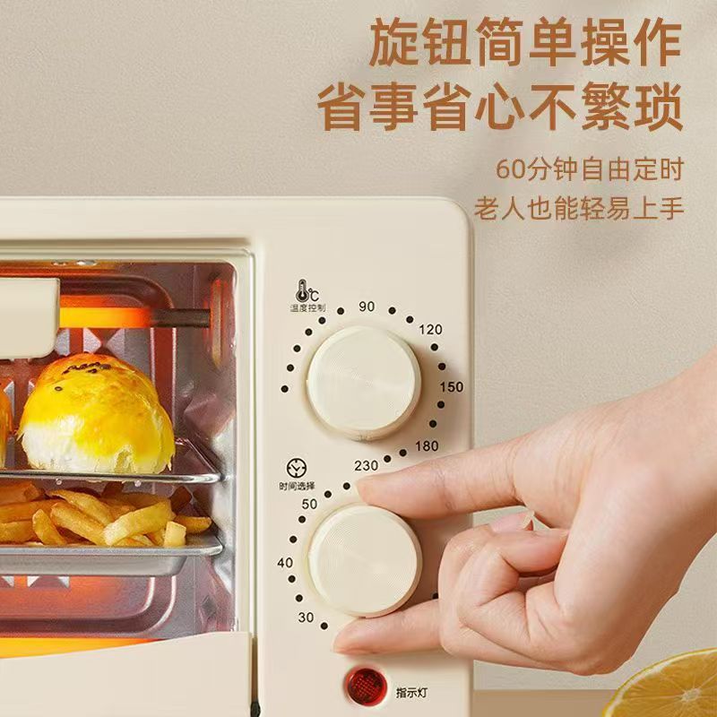 Nuevo horno eléctrico de 12 litros horno eléctrico multifuncional horno eléctrico vertical doméstico horno eléctrico de regalos de doble capa de gran capacidad