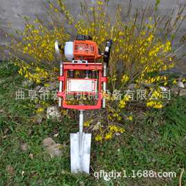 苗圃汽油起树机 汽油移栽机价格 多功能挖树机型号图片