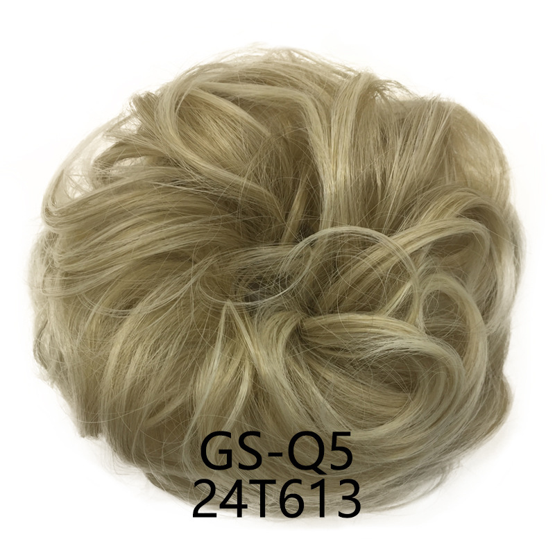 Europa y los Estados Unidos pelucas anillo de pelo de bolas cabeza cuerda elástica peludo natural peludo peludo transfronterizo