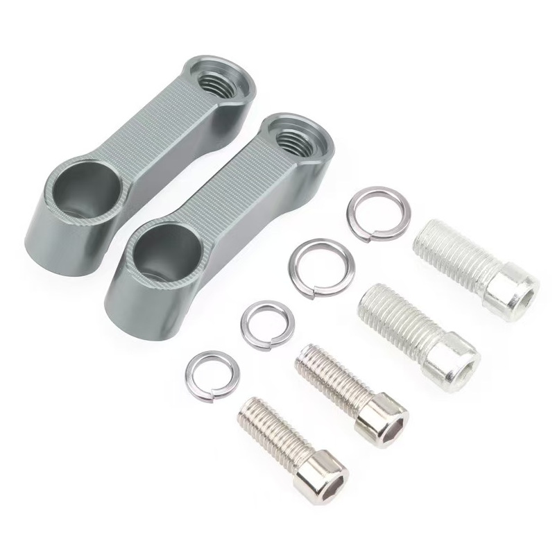 Motorcycle and Electric Vehicle Modified Reflector Mirror Bracket, Rearview Mirror Extension and Widening Bracket Accessories