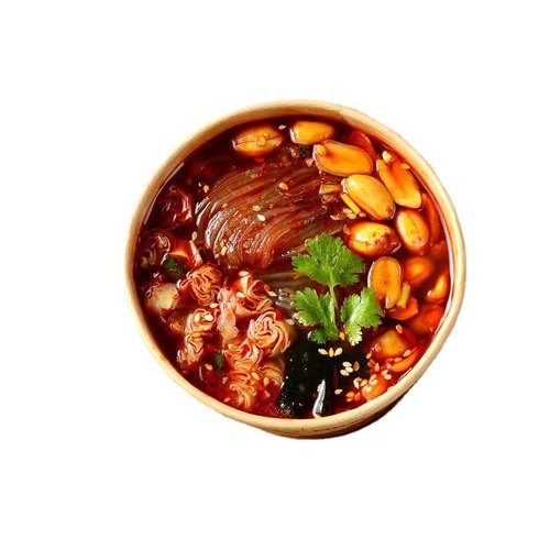 Influencer's Big Eat Ka Guo Shu Shu Gai Xie Jia Hot and Sour Noodles Large Bucket Rice Noodles Vermicelli Instant Soup