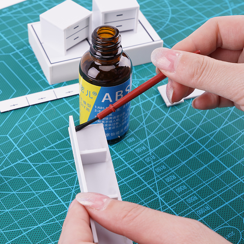 模型工具diy手工模型胶水ABS有机玻璃亚克力PS透明流缝无白化35ML