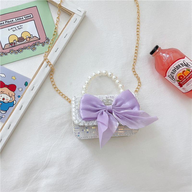 Baja de arco para niños ropa para niños bolsas lindas bolsas de cambio 2024 nuevo pañuelo de cáscara dura bolsas de tramo inclinadas bolsas de princesa de niñas