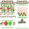 Christmas monster Grinch theme decoration Christmas party Plus flag banner balloon birthday cake plug suit