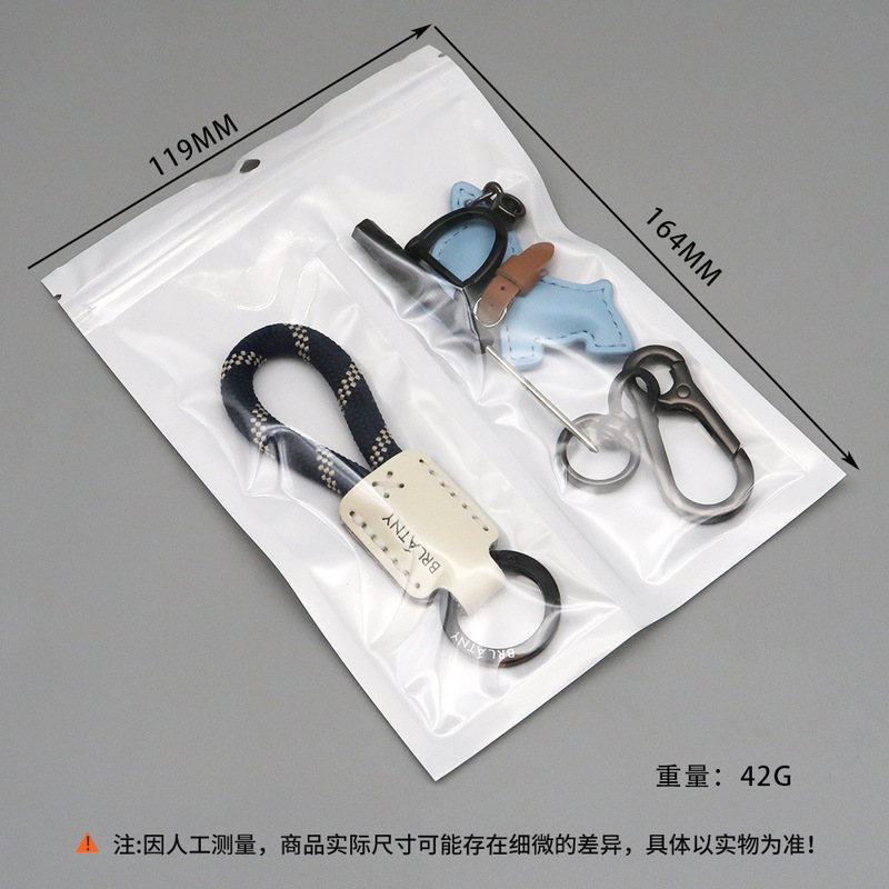跨境手工真皮钥匙扣挂绳迷你法斗狗挂件卡通皮质小狗钥匙链配饰|undefined
