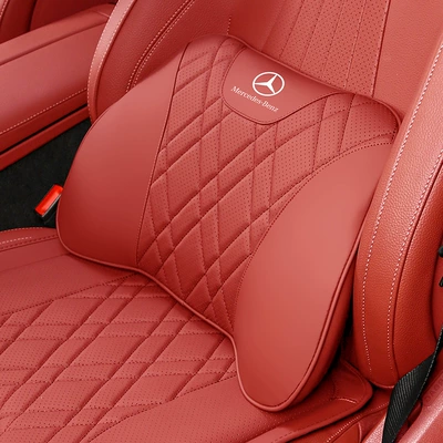 lumbar support and headrests in the – Headrest - mercedes-benz-lumbar-support-1-piece-bordeaux-red