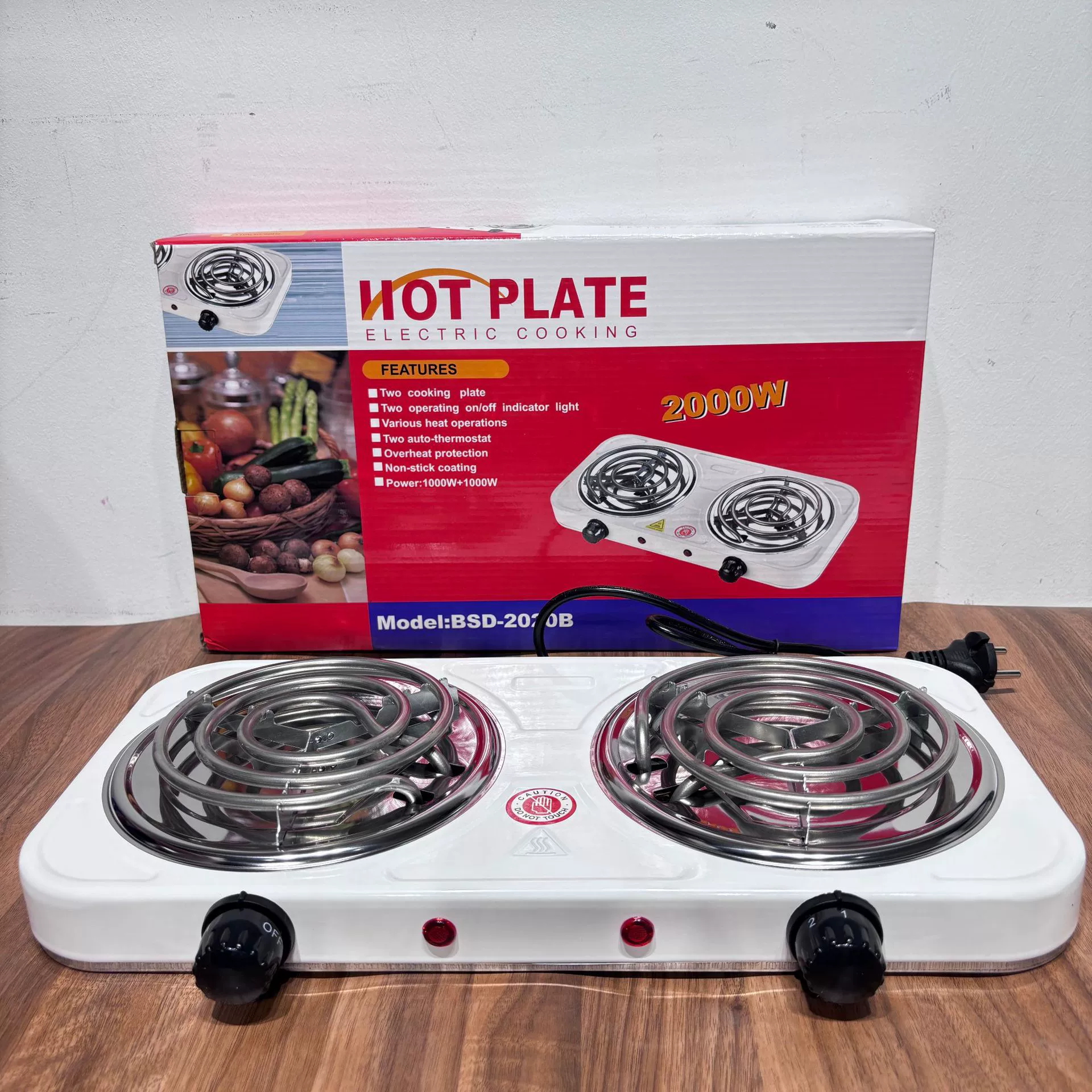 [Electric Double burner2000W] →