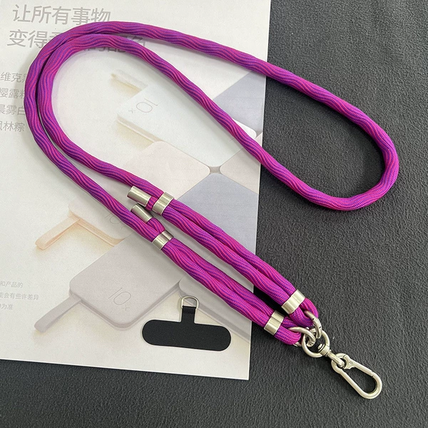 8mm double adjustment rose red purple wave pattern