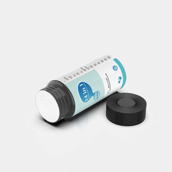 Cross-border 14-in -1 water quality testing drinking water PH test paper swimming pool fish tank residual chlorine ph nitrite test paper