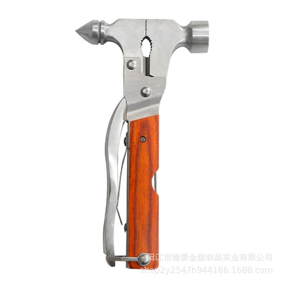 Factory in stock Axe Hammer Qəza çəkici - colored-wooden-handle-survival-cone