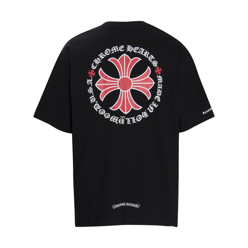 クロムハーツ カラークロスプリント半袖Tシャツ 男女兼用 25クロスボーダー 正規版|undefined