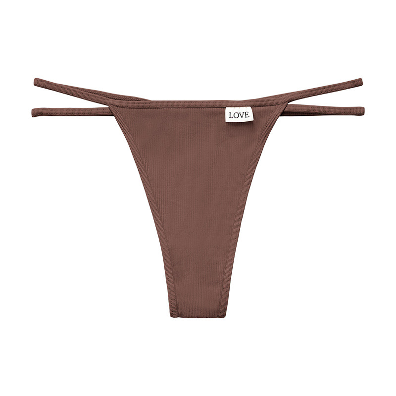 Comfortable cotton breathable sexy trousers, thin strap