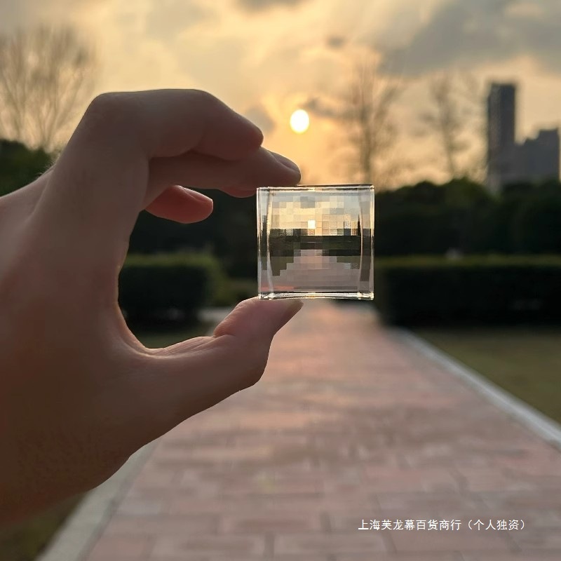 Pixel Stone Mosaic Filter Minecraft Keychain Bag Pendant Minecraft Lens Pendant Gift