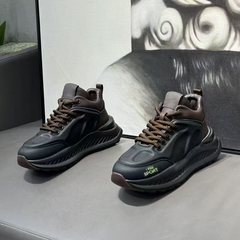 2025年春トレンドブランドメンズシューズ、スポーツ、ランニング、快適、カジュアル、メンズ、通気性、ダッドシューズ、通気性、快適