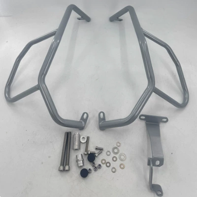 Engine Bumpers, Modified Bumper – Motorcycle bumper - a-set-of-upper-guardrail-exit-quality-painted-silver