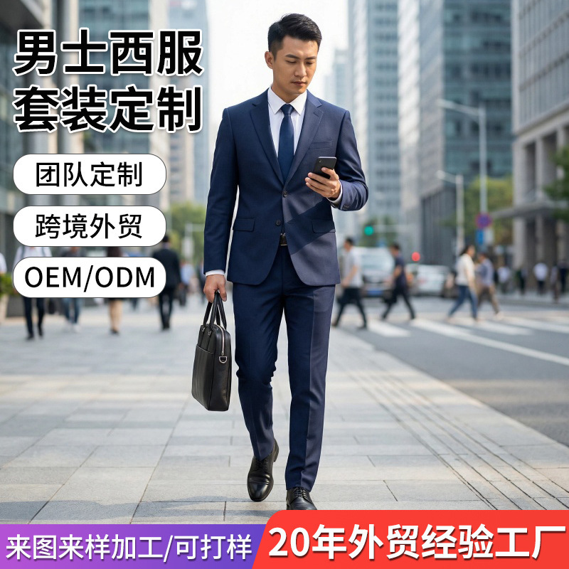 Handmade Custom Men's Suits, High-End Spring and Autumn Suits, Men's Formal Wear, Bank Sales Business Suits Handmade Custom Men's Suits, High-End Spring and Autumn Suits, Men's Formal Wear, Bank Sales Business Suits