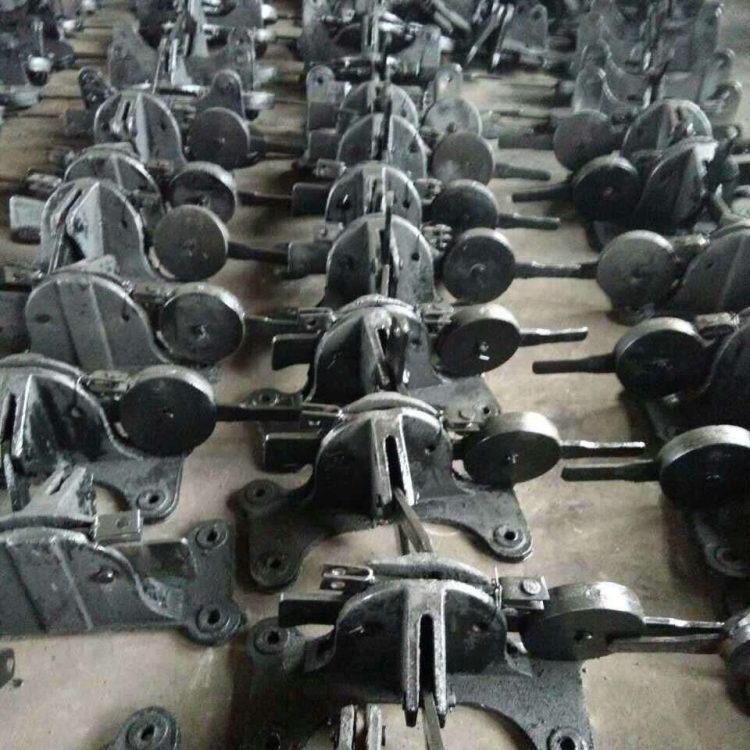 Ferrocarril de acero gatillo dispositivo de señalización de pista portador de lámpara de señal gatillo manual horizontal