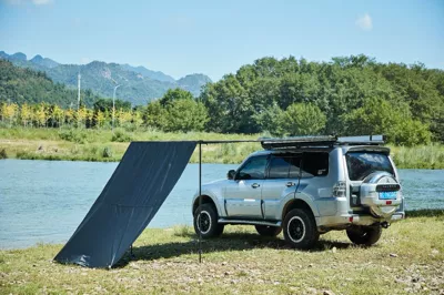 Avtomobil yan çətirləri – vinyl canopy camping tent - aluminum-box-with-light-cloth-without-window-1-1625