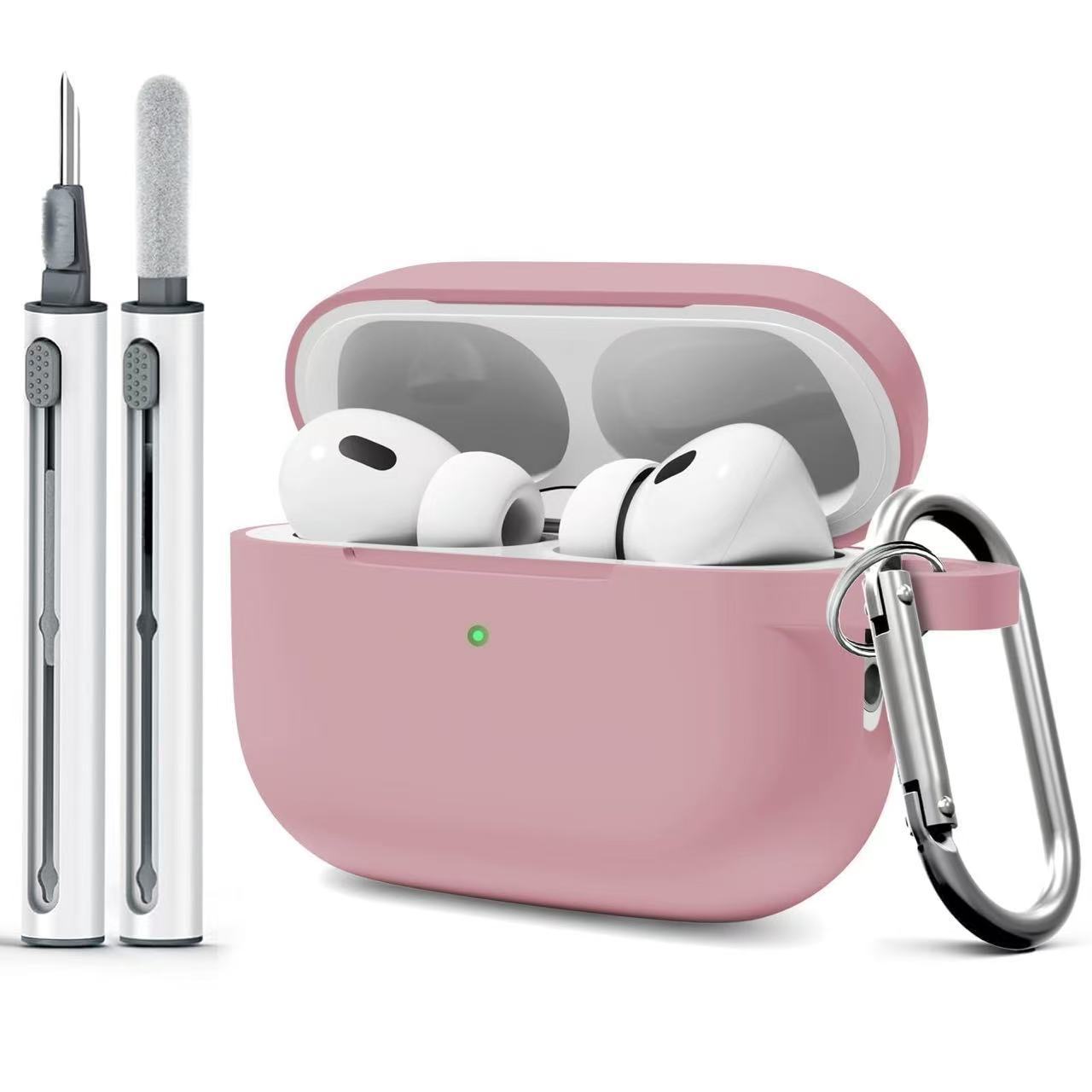 Funda Protectora de Silicona de una Pieza para Apple Airpods Pro3 2025, Color Puro, para Auriculares Bluetooth