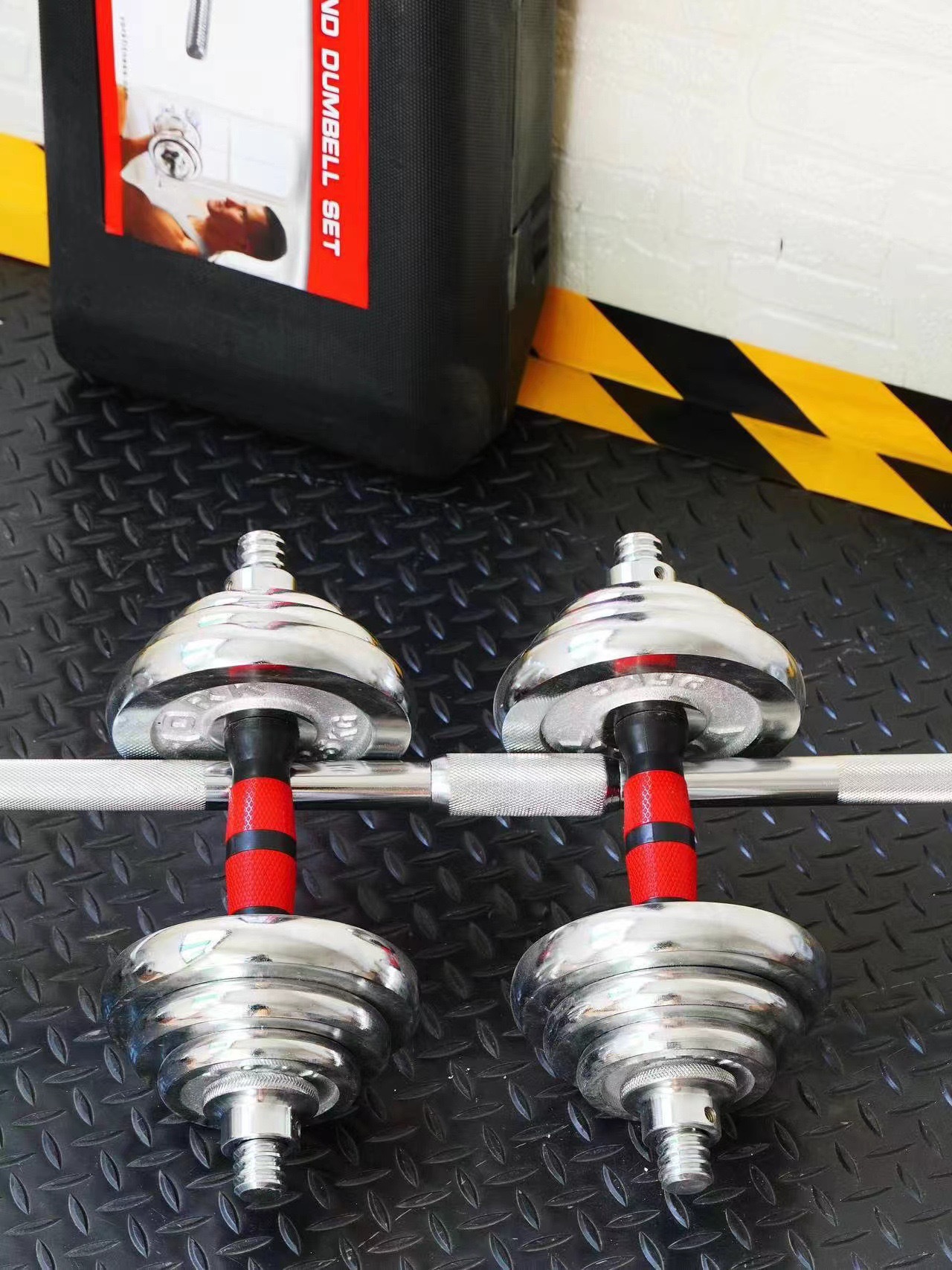 Electroplated Dumbbell Set Fitness Equipment Electroplated Dumbbell Training Adjustable Solid Dumbbell Set Electroplated Dumbbell